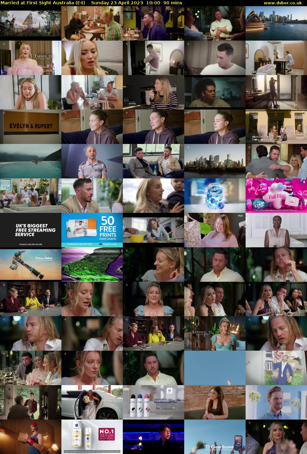 Married at First Sight Australia (E4) Sunday 23 April 2023 10:00 - 11:30
