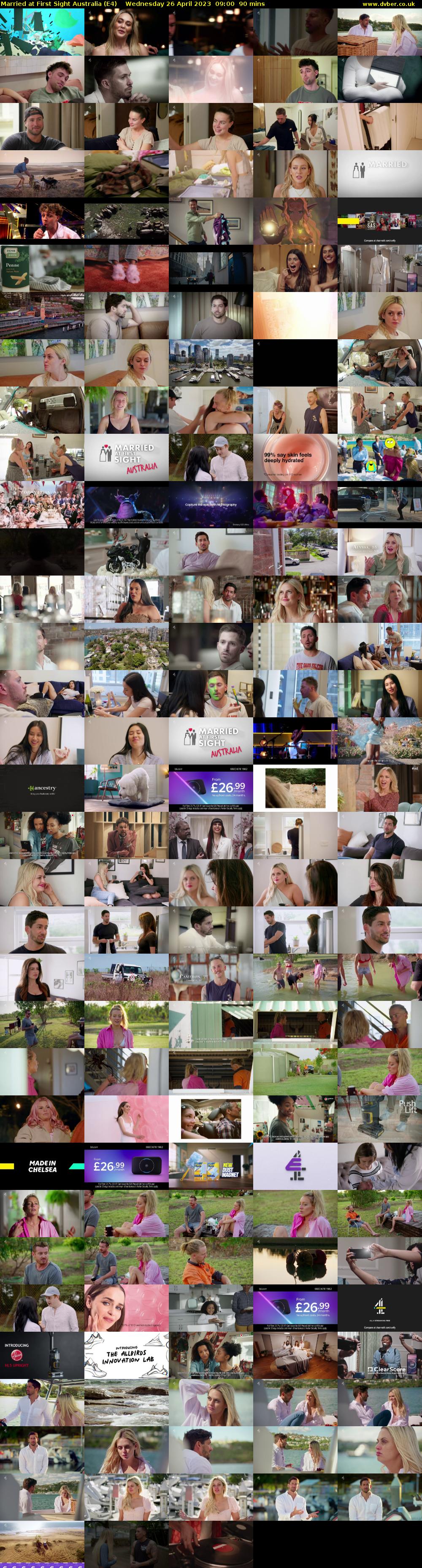 Married at First Sight Australia (E4) Wednesday 26 April 2023 09:00 - 10:30