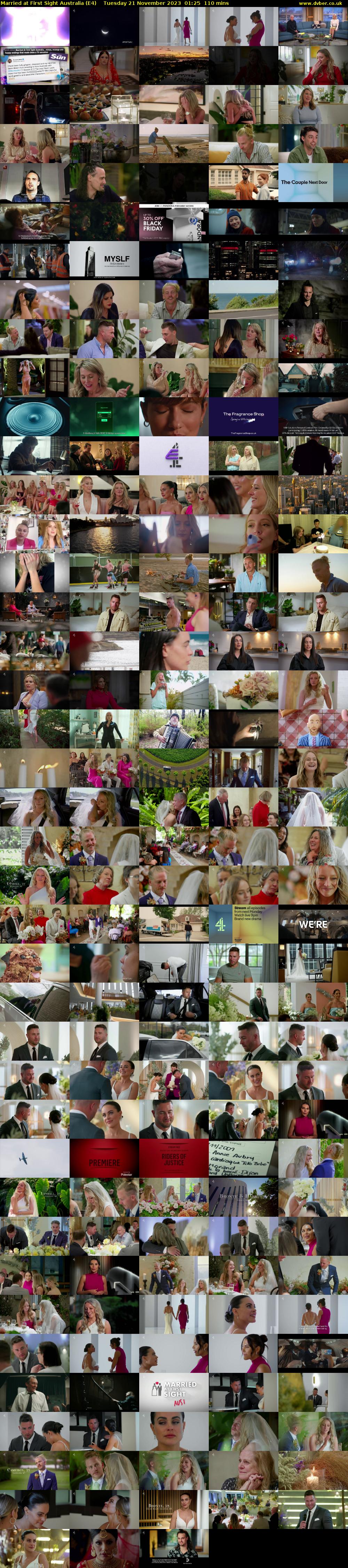 Married at First Sight Australia (E4) Tuesday 21 November 2023 01:25 - 03:15