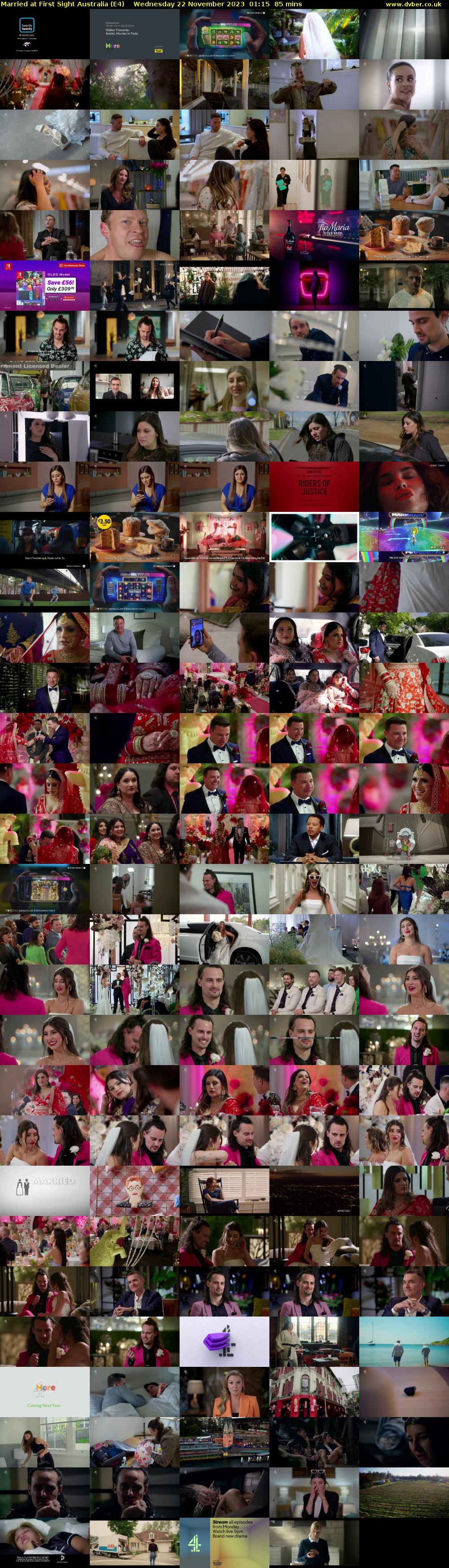 Married at First Sight Australia (E4) Wednesday 22 November 2023 01:15 - 02:40