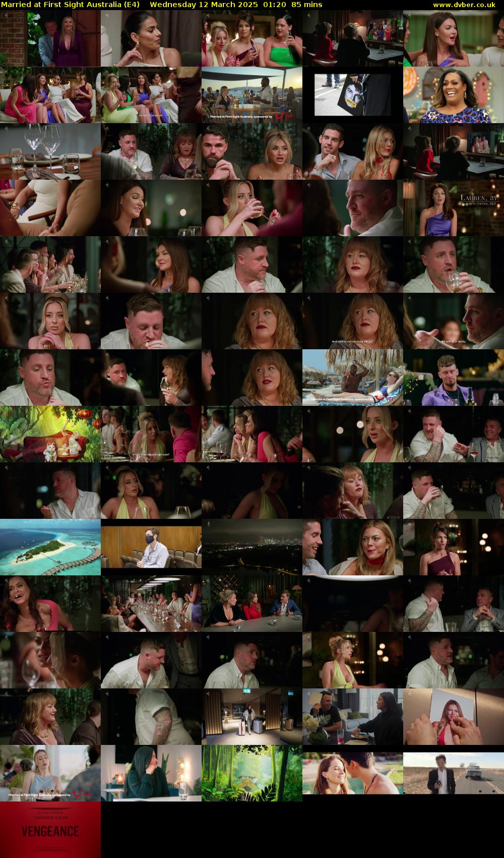 Married at First Sight Australia (E4) Wednesday 12 March 2025 01:20 - 02:45