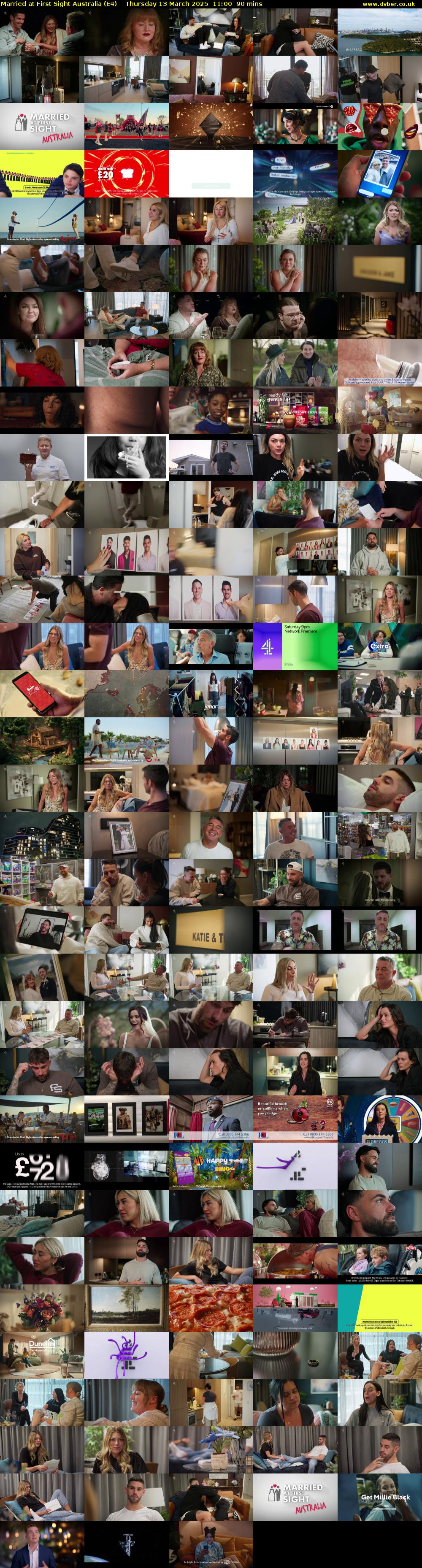 Married at First Sight Australia (E4) Thursday 13 March 2025 11:00 - 12:30