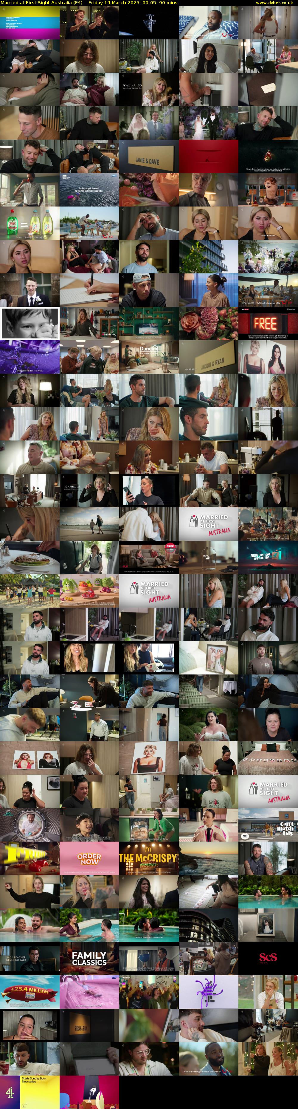 Married at First Sight Australia (E4) Friday 14 March 2025 00:05 - 01:35