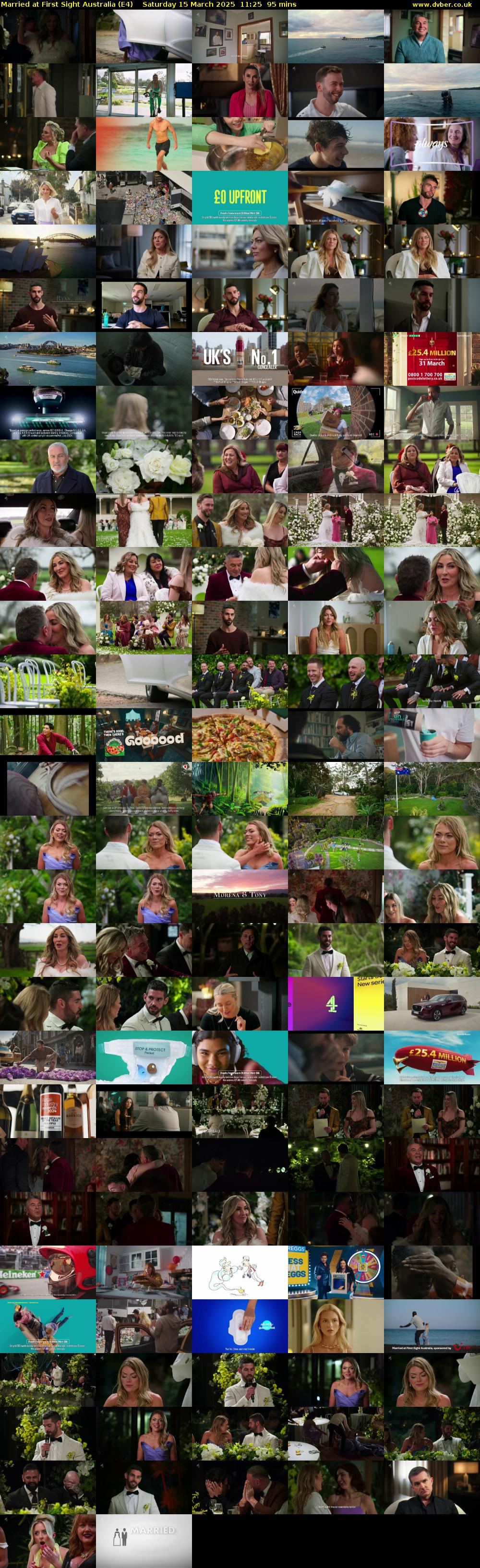 Married at First Sight Australia (E4) Saturday 15 March 2025 11:25 - 13:00