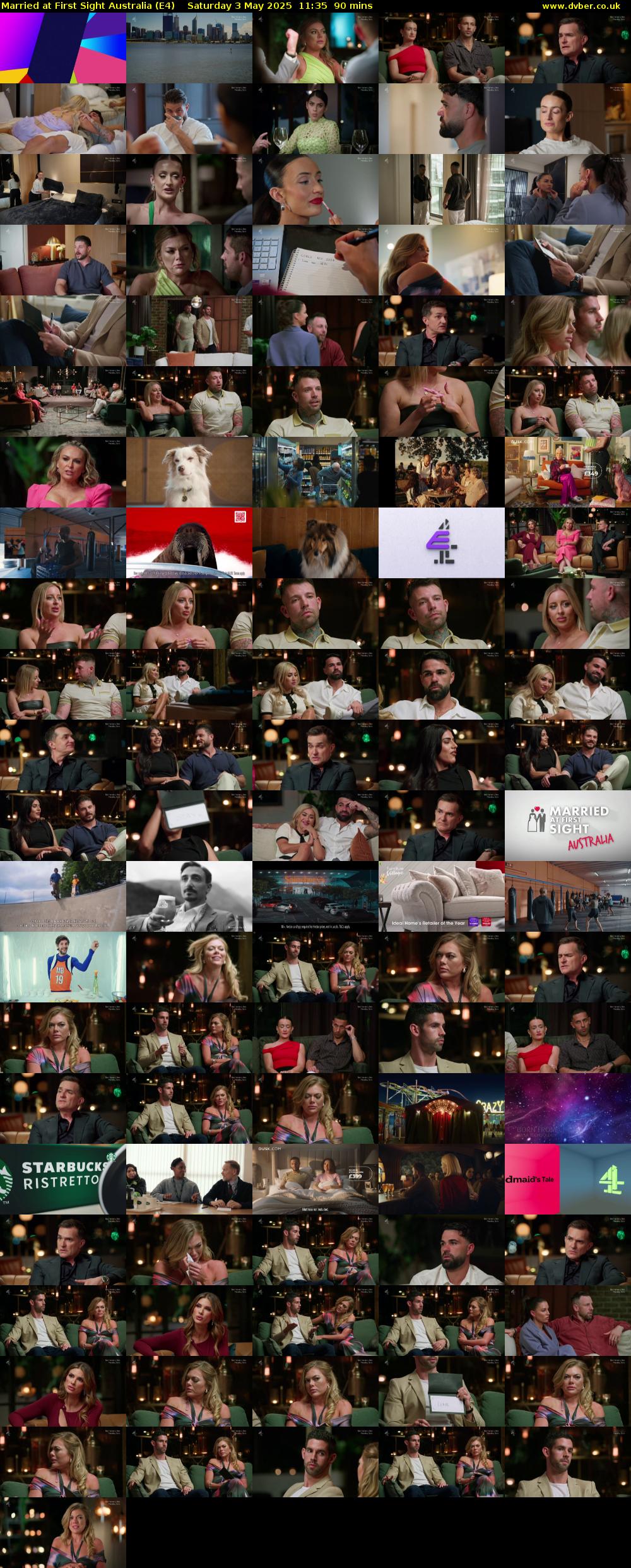 Married at First Sight Australia (E4) Saturday 3 May 2025 11:35 - 13:05