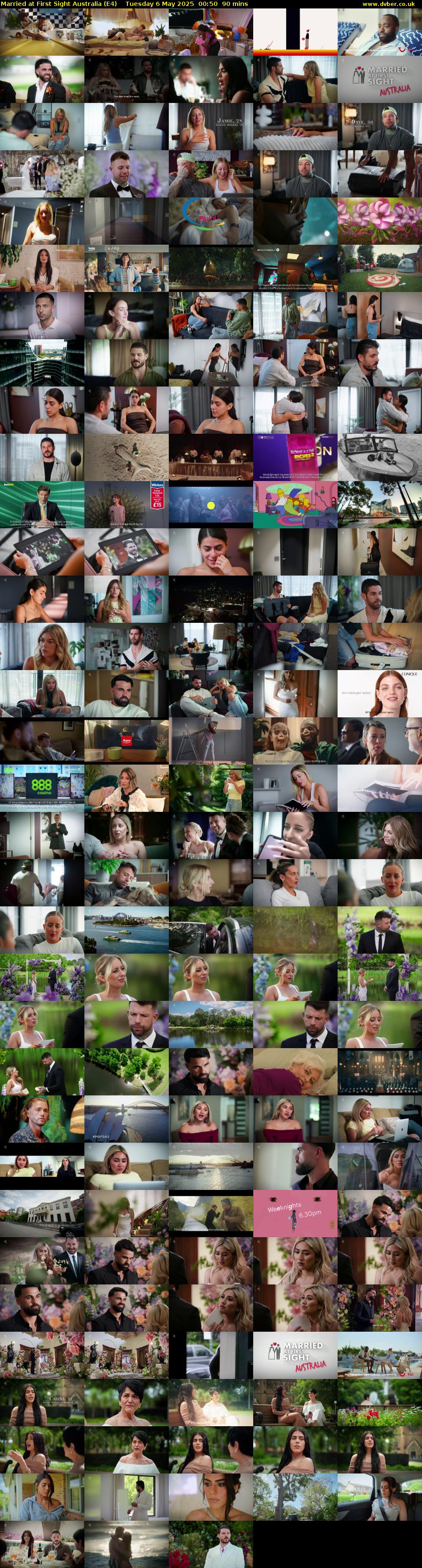 Married at First Sight Australia (E4) Tuesday 6 May 2025 00:50 - 02:20