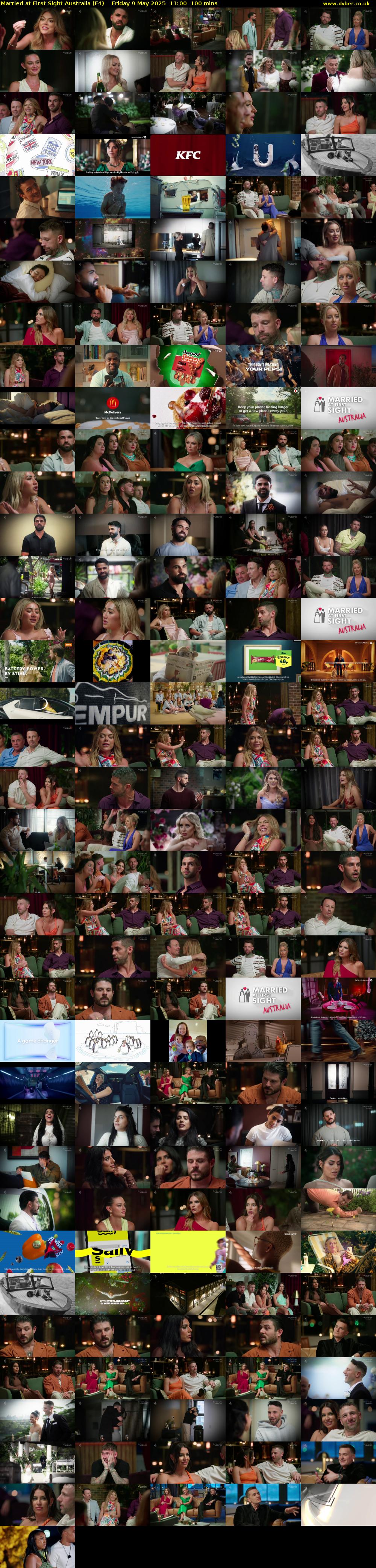 Married at First Sight Australia (E4) Friday 9 May 2025 11:00 - 12:40