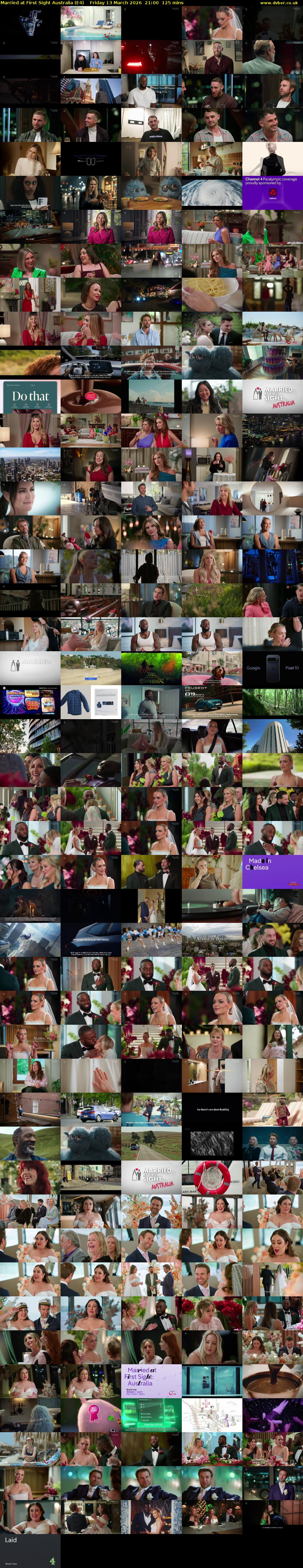 Married at First Sight Australia (E4) Friday 13 March 2026 21:00 - 23:05