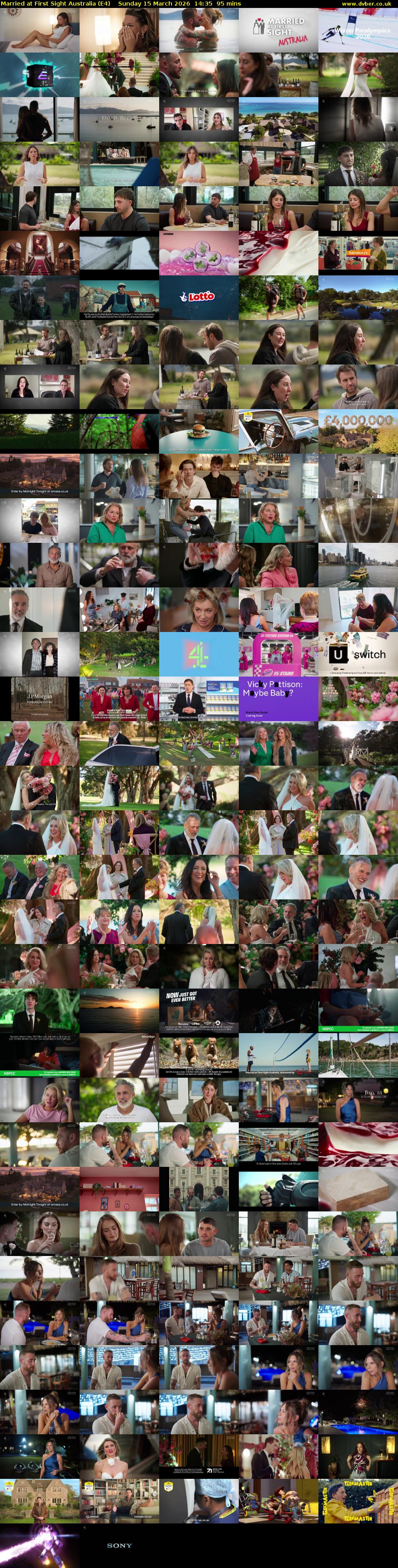 Married at First Sight Australia (E4) Sunday 15 March 2026 14:35 - 16:10