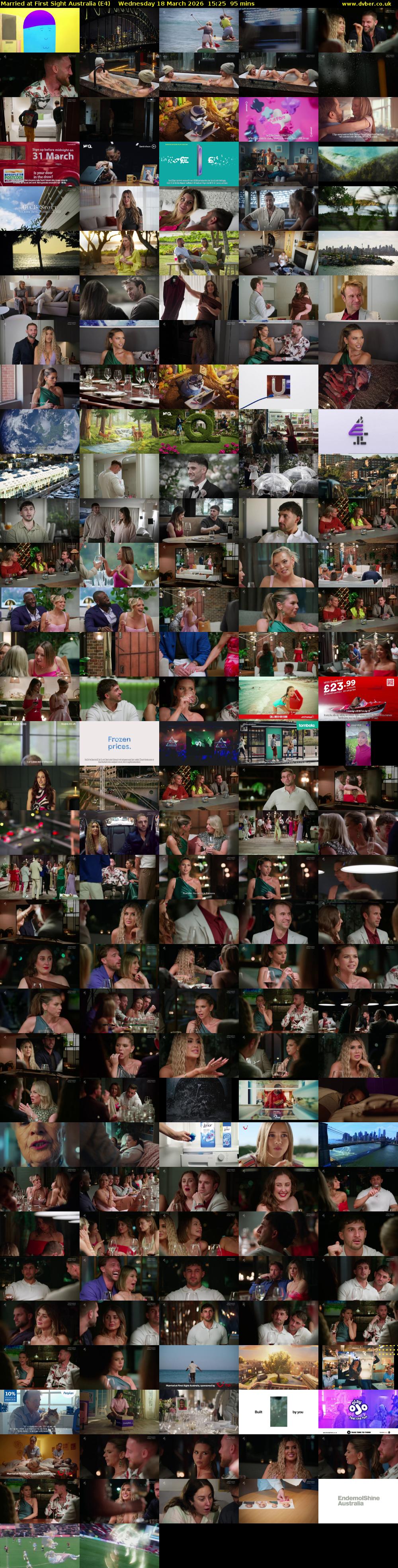 Married at First Sight Australia (E4) Wednesday 18 March 2026 15:25 - 17:00