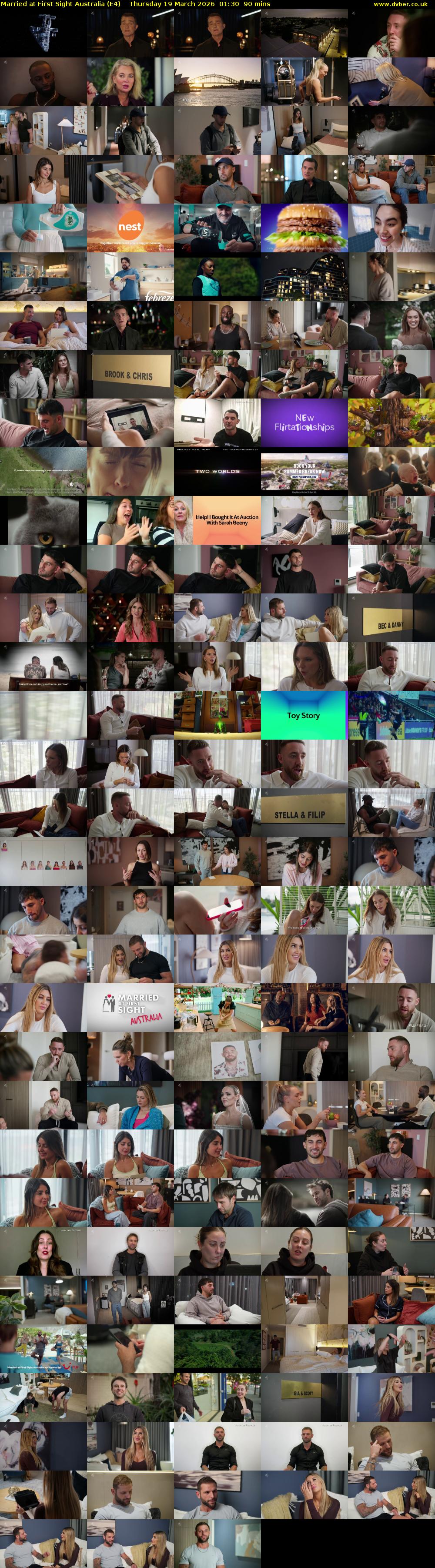 Married at First Sight Australia (E4) Thursday 19 March 2026 01:30 - 03:00