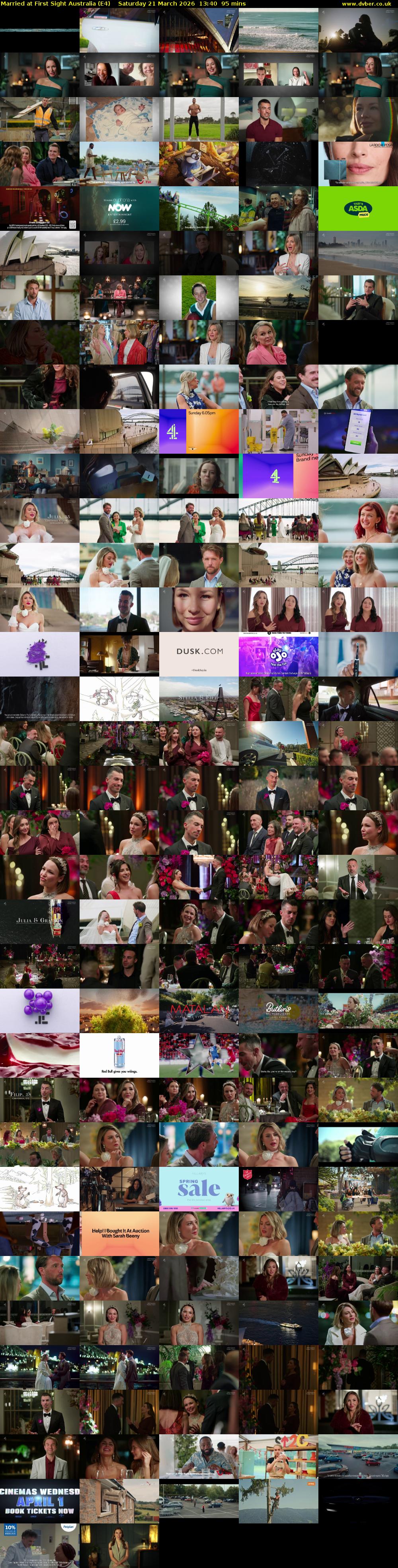 Married at First Sight Australia (E4) Saturday 21 March 2026 13:40 - 15:15