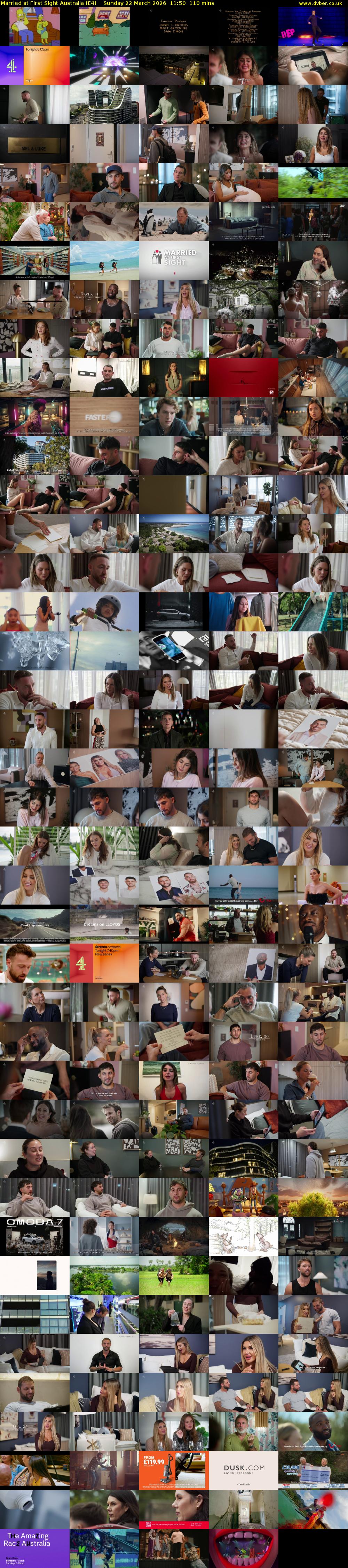 Married at First Sight Australia (E4) Sunday 22 March 2026 11:50 - 13:40