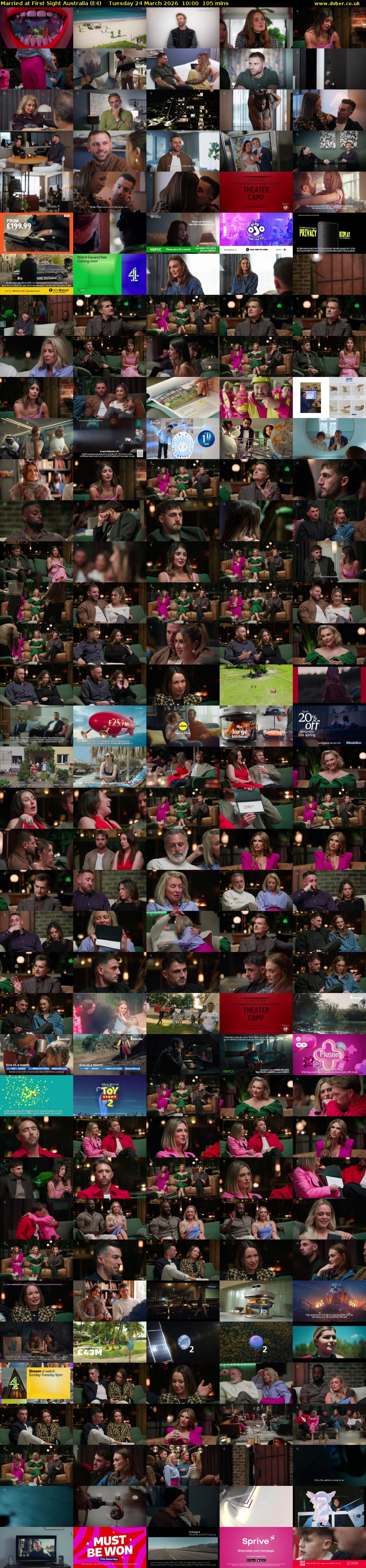 Married at First Sight Australia (E4) Tuesday 24 March 2026 10:00 - 11:45