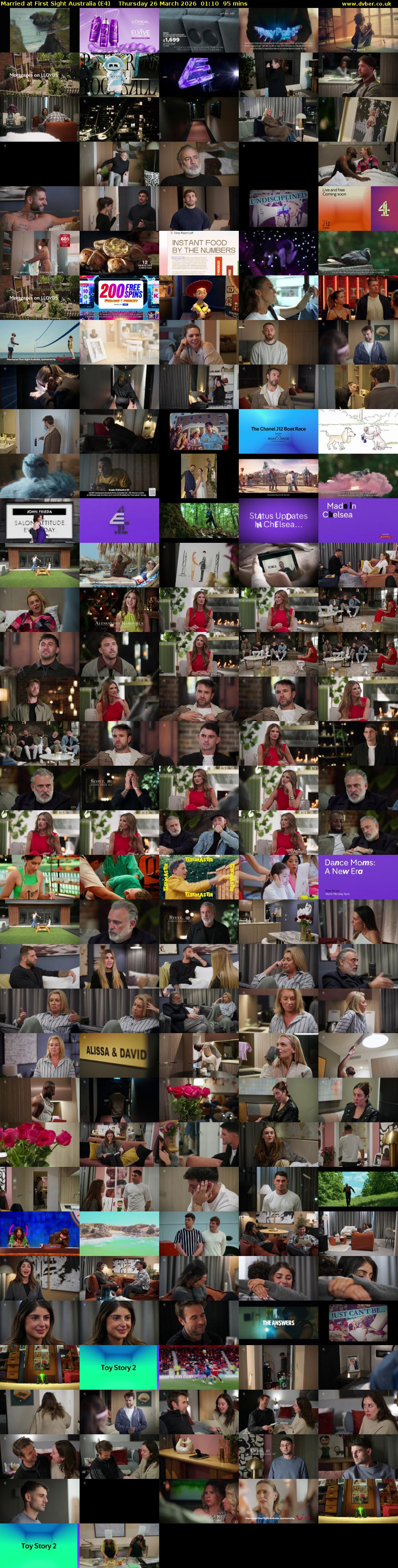 Married at First Sight Australia (E4) Thursday 26 March 2026 01:10 - 02:45