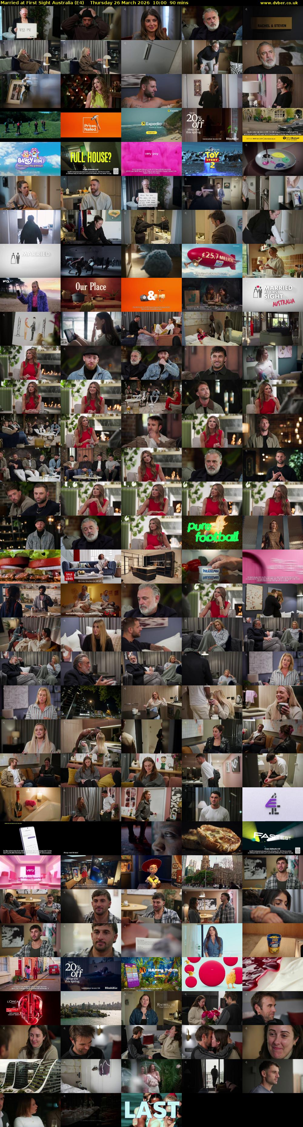 Married at First Sight Australia (E4) Thursday 26 March 2026 10:00 - 11:30