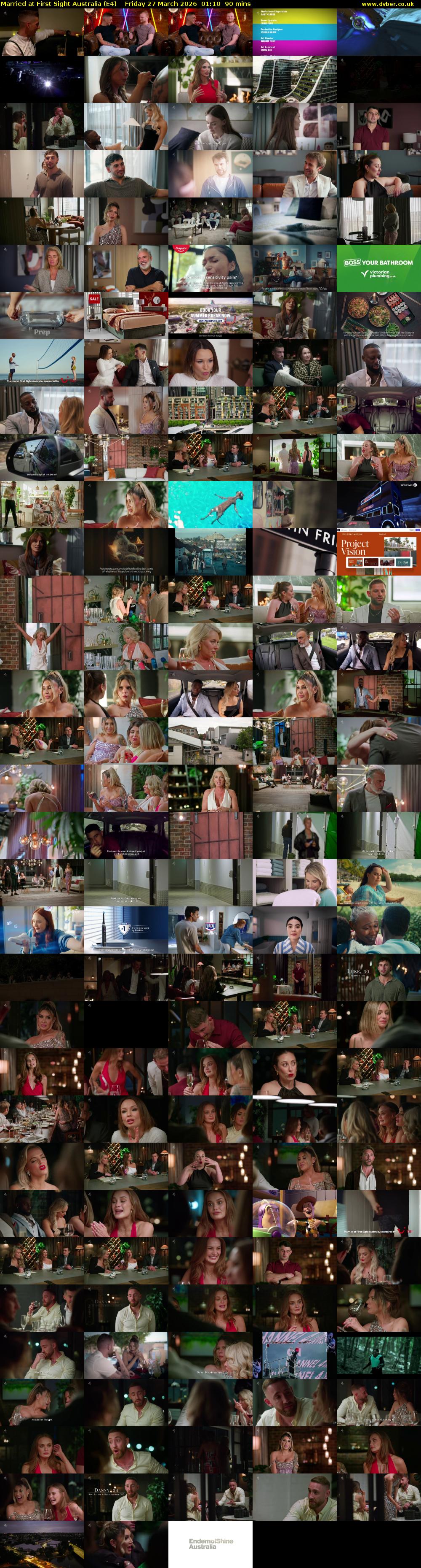 Married at First Sight Australia (E4) Friday 27 March 2026 01:10 - 02:40