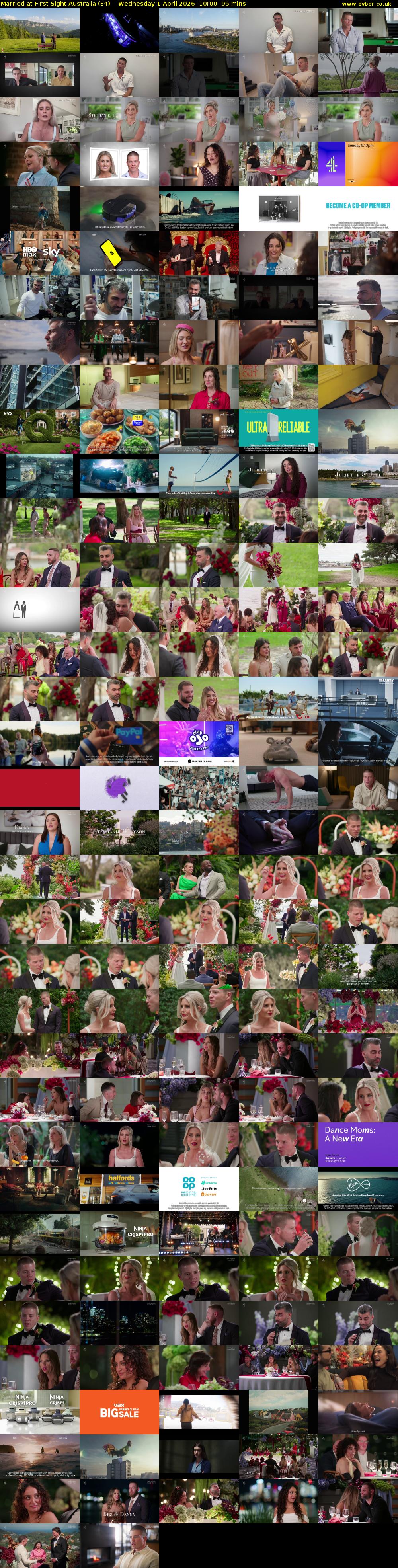 Married at First Sight Australia (E4) Wednesday 1 April 2026 10:00 - 11:35