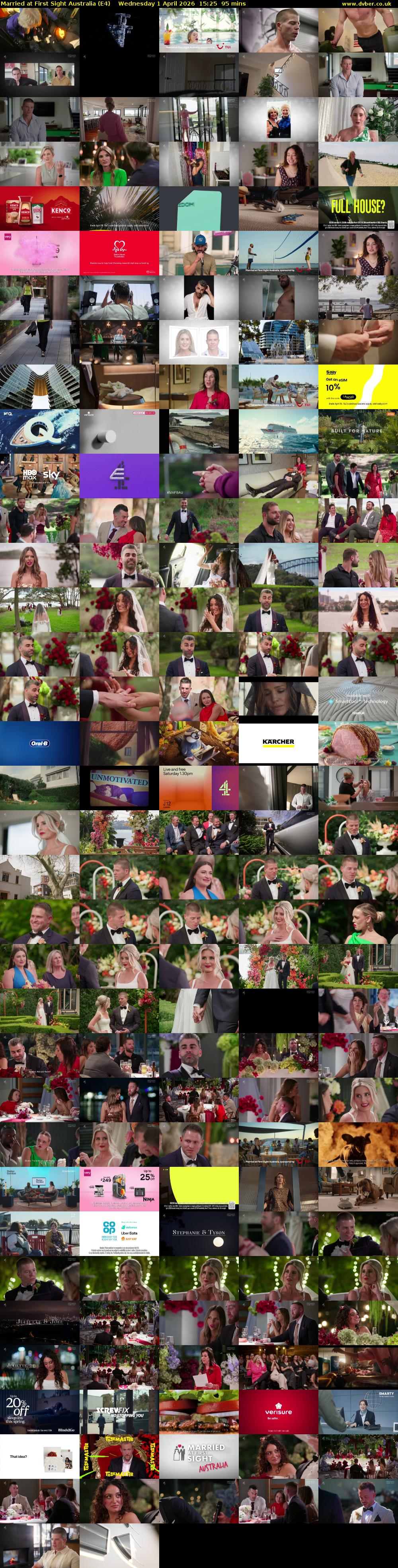 Married at First Sight Australia (E4) Wednesday 1 April 2026 15:25 - 17:00