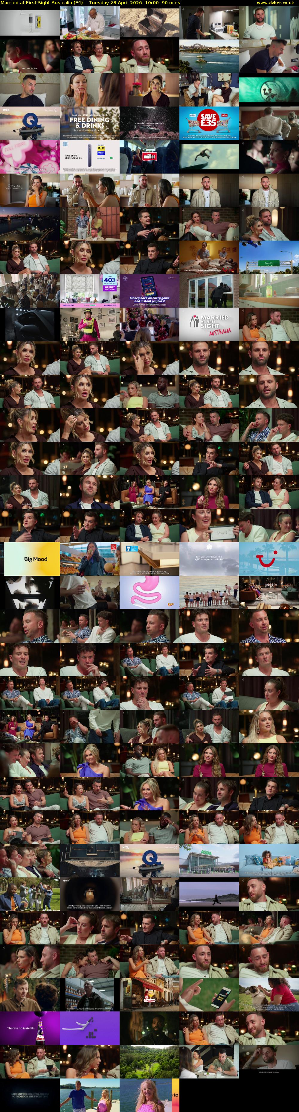 Married at First Sight Australia (E4) Tuesday 28 April 2026 10:00 - 11:30