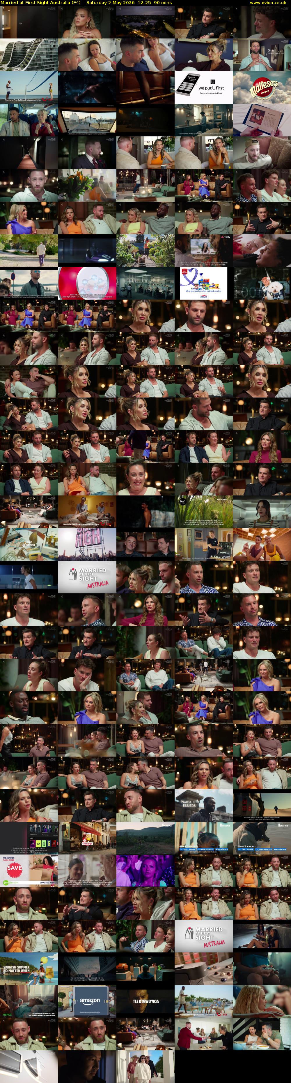 Married at First Sight Australia (E4) Saturday 2 May 2026 12:25 - 13:55