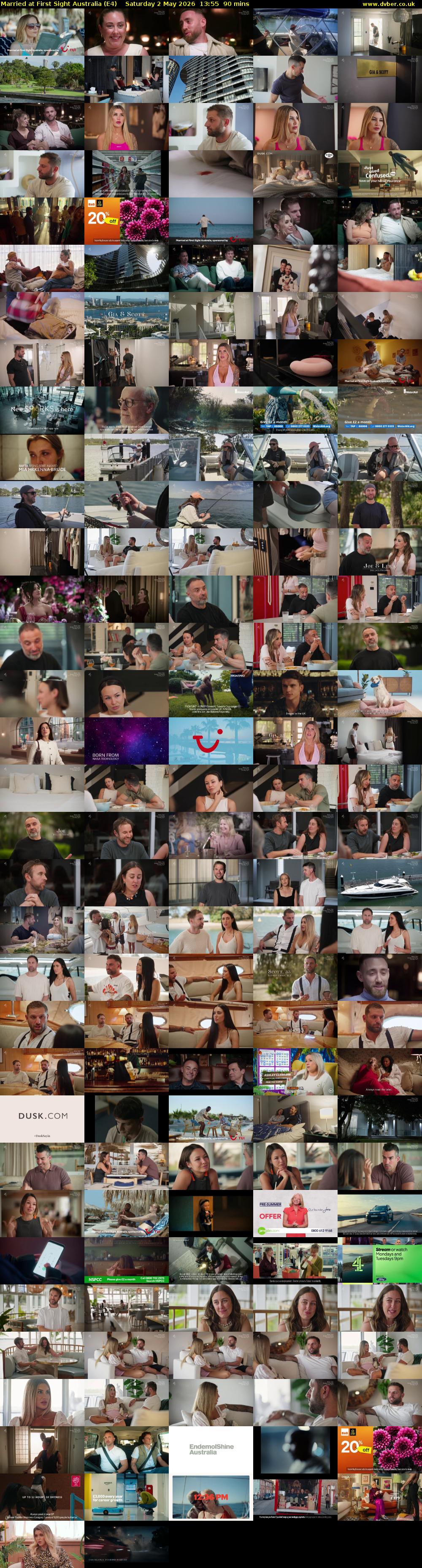 Married at First Sight Australia (E4) Saturday 2 May 2026 13:55 - 15:25