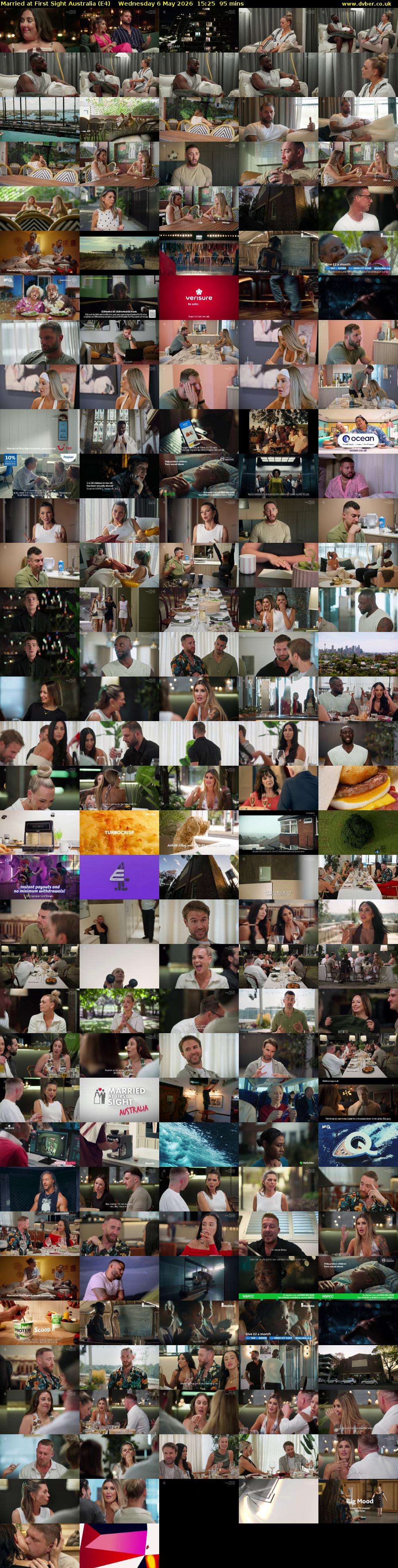 Married at First Sight Australia (E4) Wednesday 6 May 2026 15:25 - 17:00