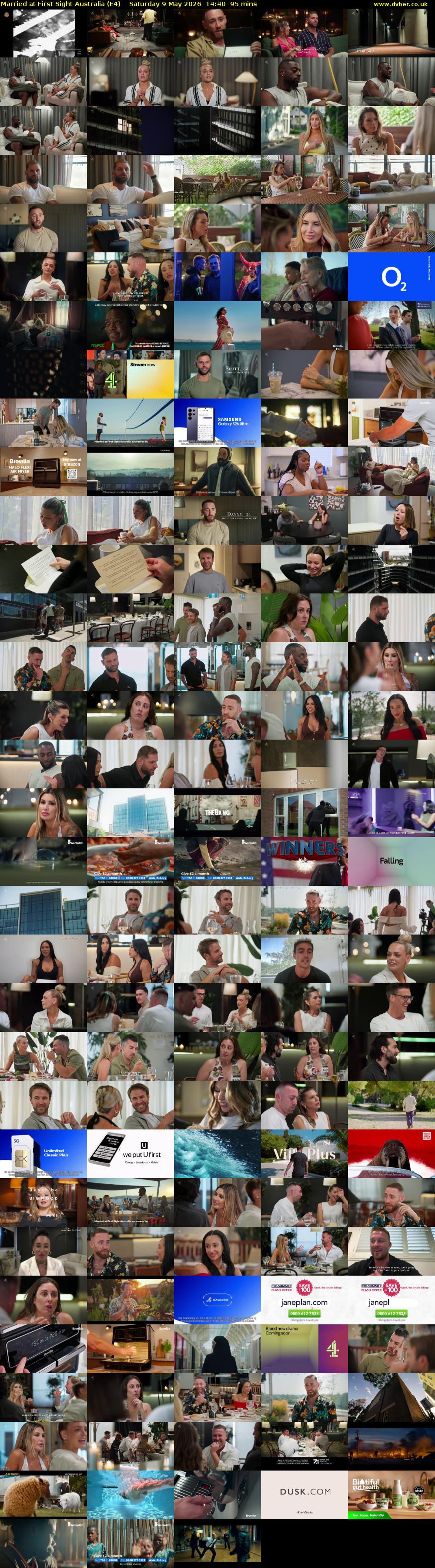Married at First Sight Australia (E4) Saturday 9 May 2026 14:40 - 16:15