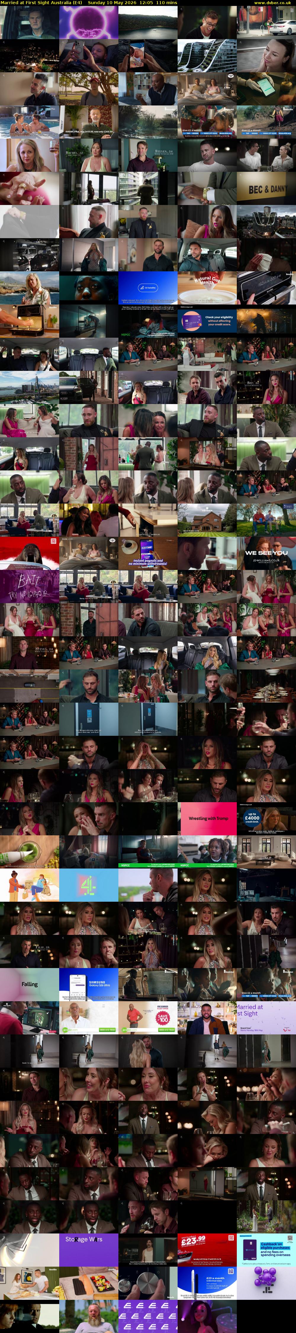 Married at First Sight Australia (E4) Sunday 10 May 2026 12:05 - 13:55