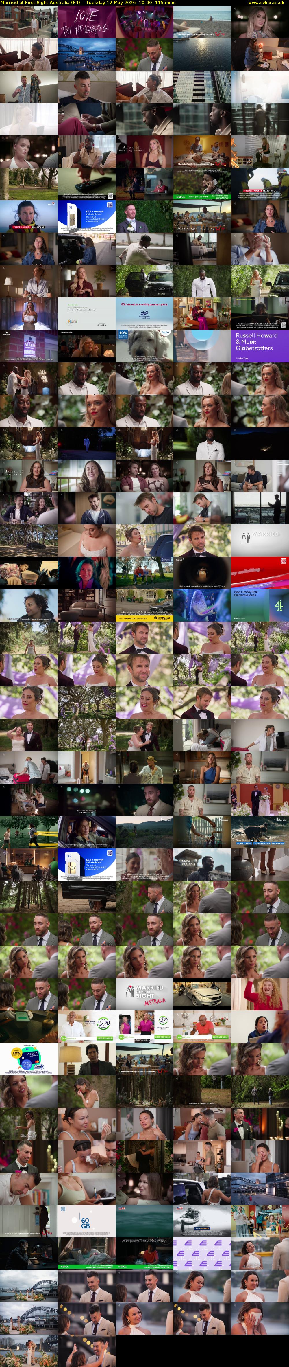 Married at First Sight Australia (E4) Tuesday 12 May 2026 10:00 - 11:55