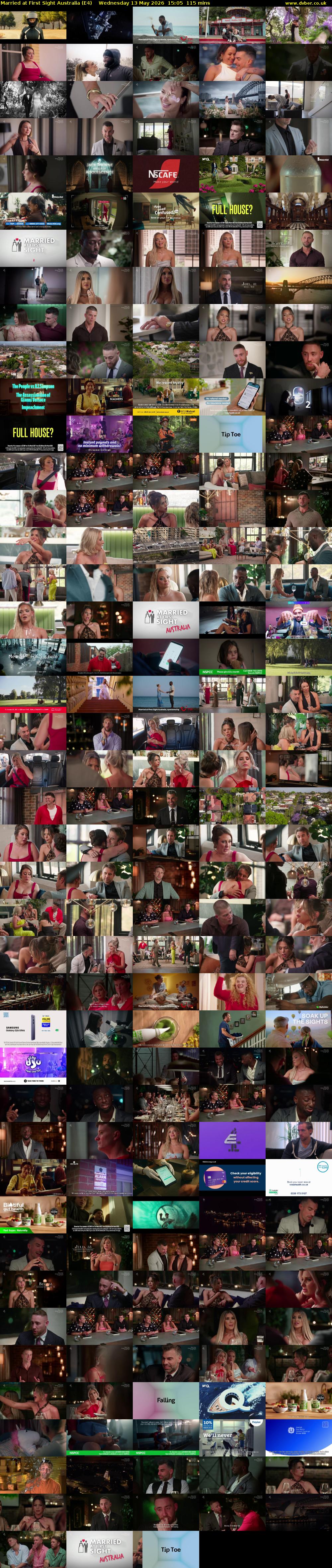 Married at First Sight Australia (E4) Wednesday 13 May 2026 15:05 - 17:00