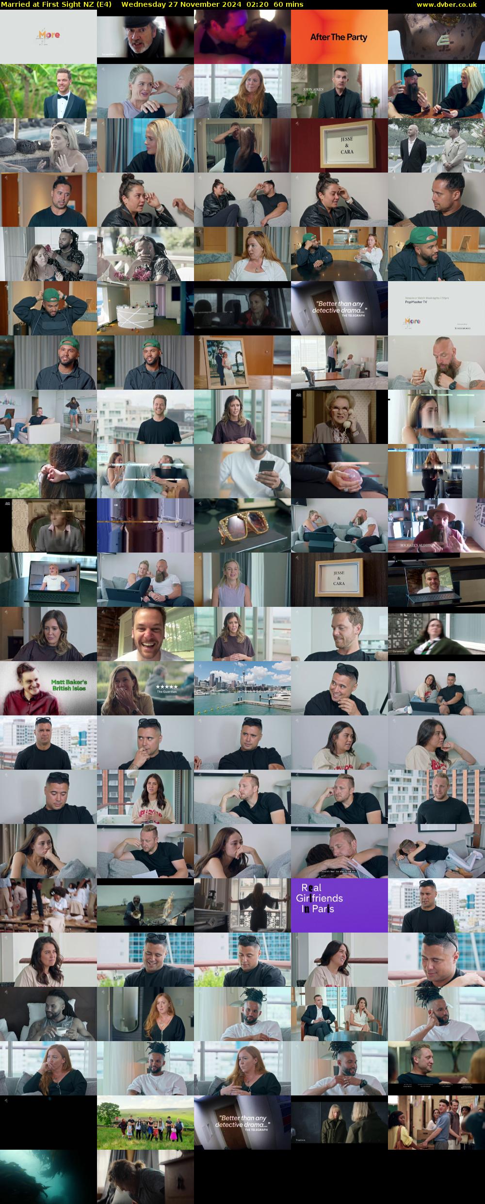 Married at First Sight NZ (E4) Wednesday 27 November 2024 02:20 - 03:20