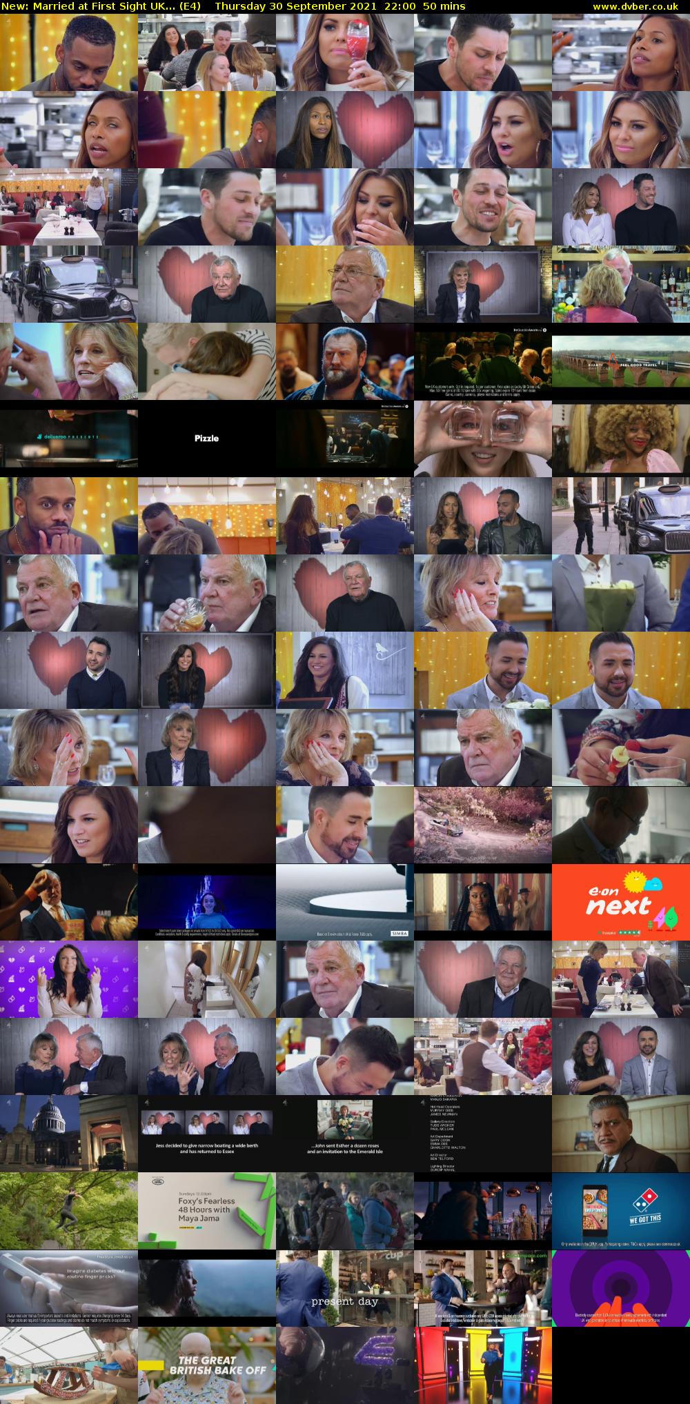 Married at First Sight UK... (E4) Thursday 30 September 2021 22:00 - 22:50