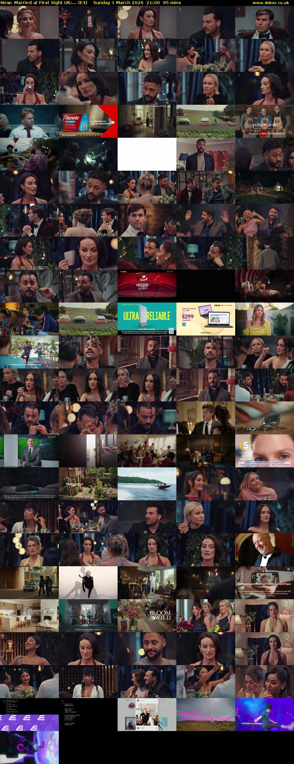 Married at First Sight UK:... (E4) Sunday 1 March 2026 21:00 - 22:35