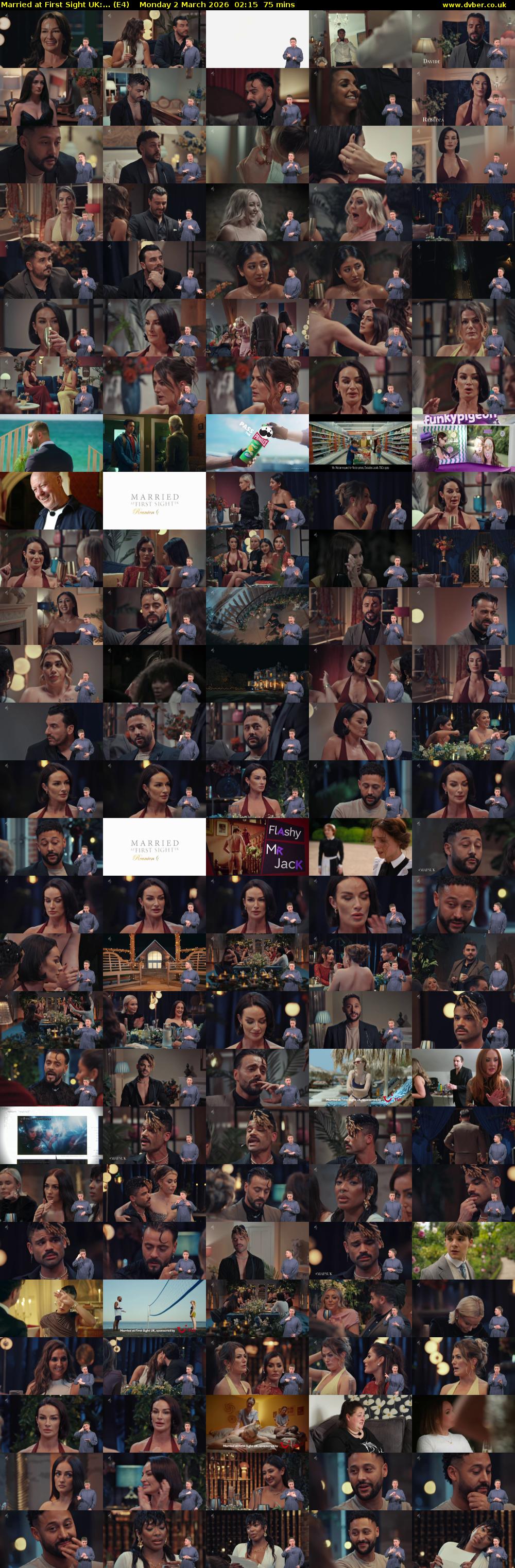 Married at First Sight UK:... (E4) Monday 2 March 2026 02:15 - 03:30