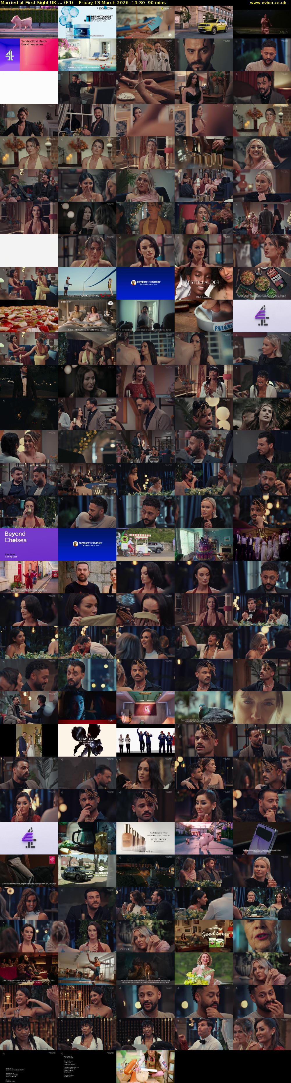 Married at First Sight UK:... (E4) Friday 13 March 2026 19:30 - 21:00