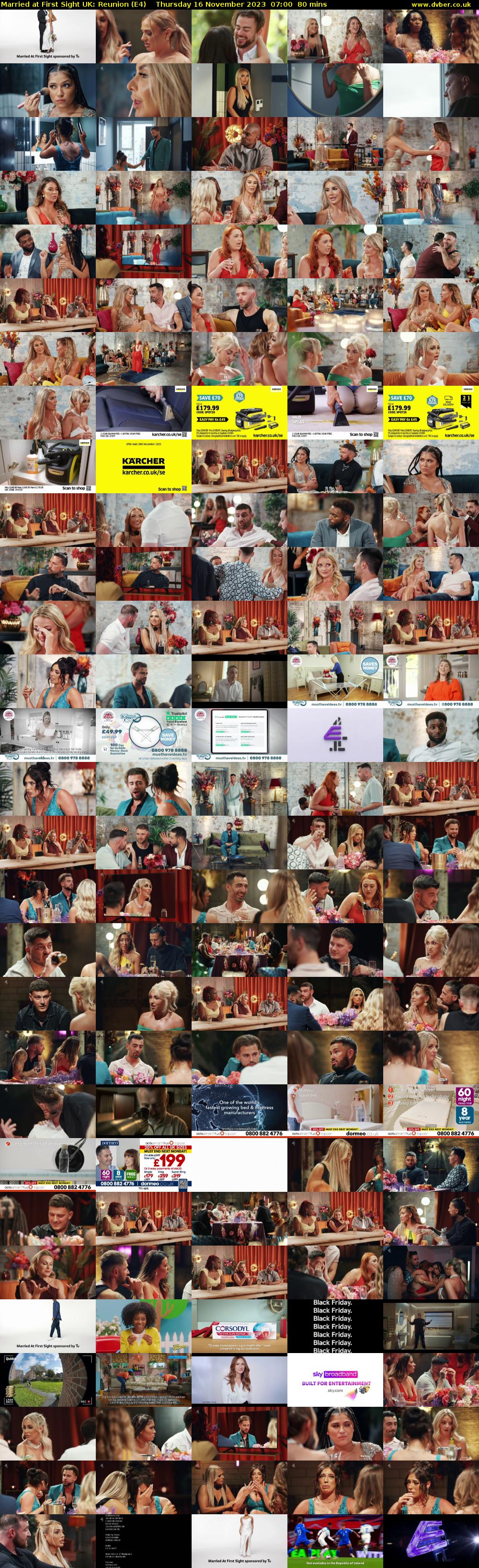 Married at First Sight UK: Reunion (E4) Thursday 16 November 2023 07:00 - 08:20