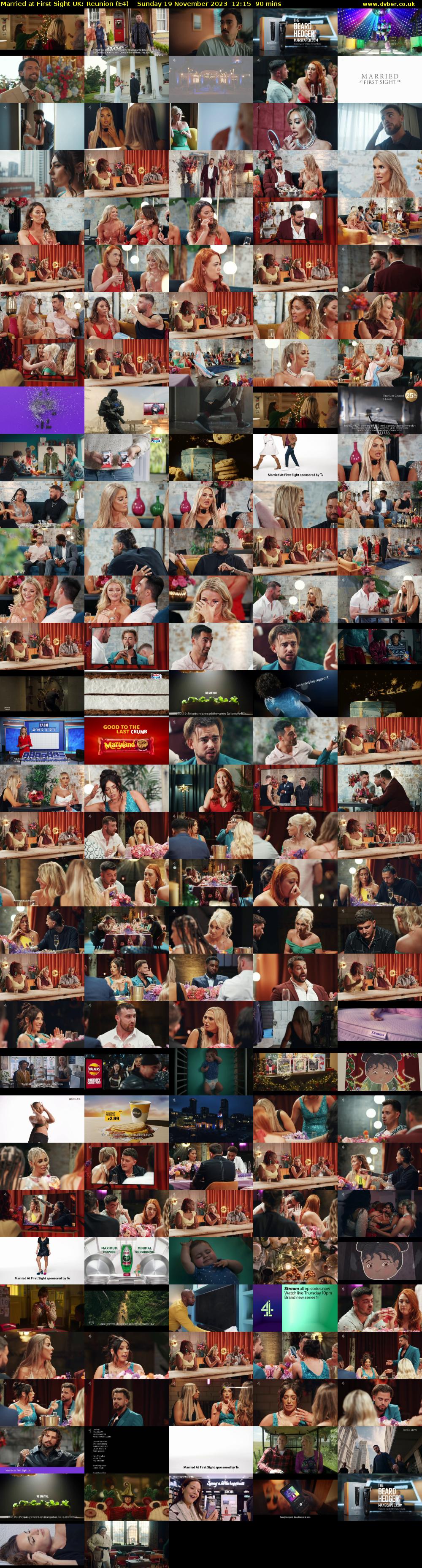 Married at First Sight UK: Reunion (E4) Sunday 19 November 2023 12:15 - 13:45