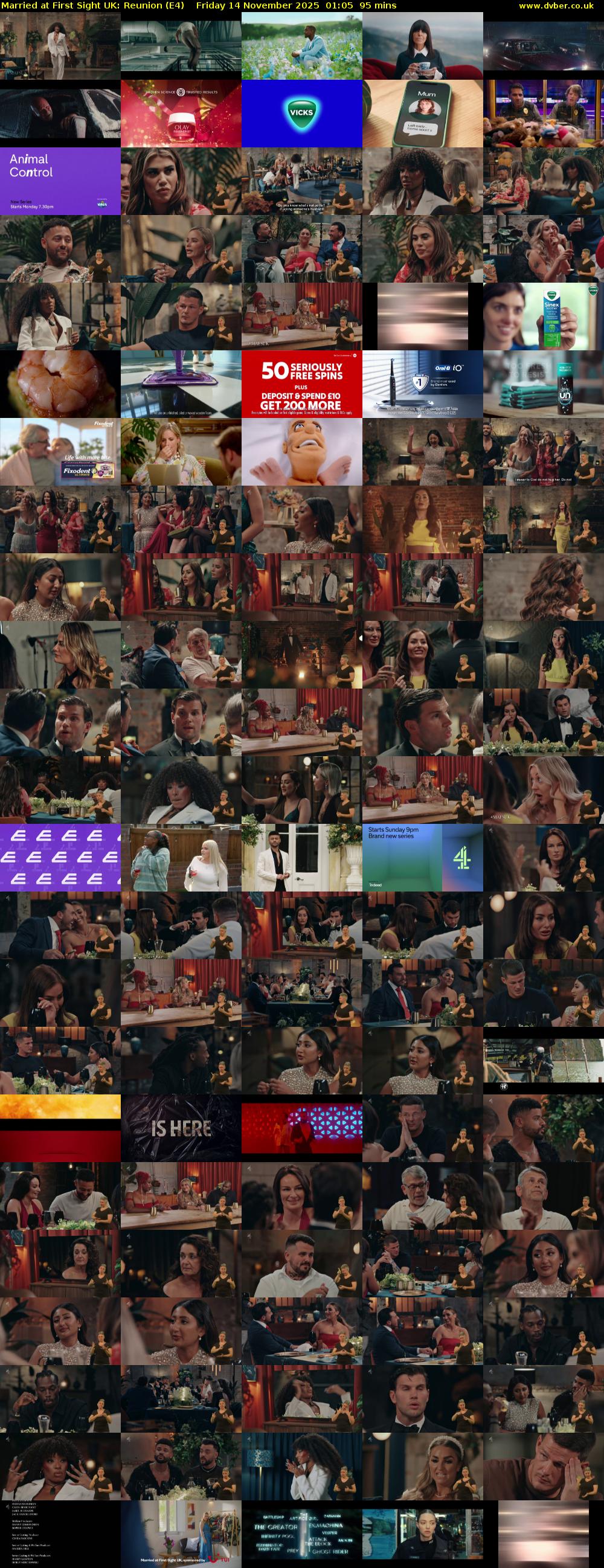 Married at First Sight UK: Reunion (E4) Friday 14 November 2025 01:05 - 02:40