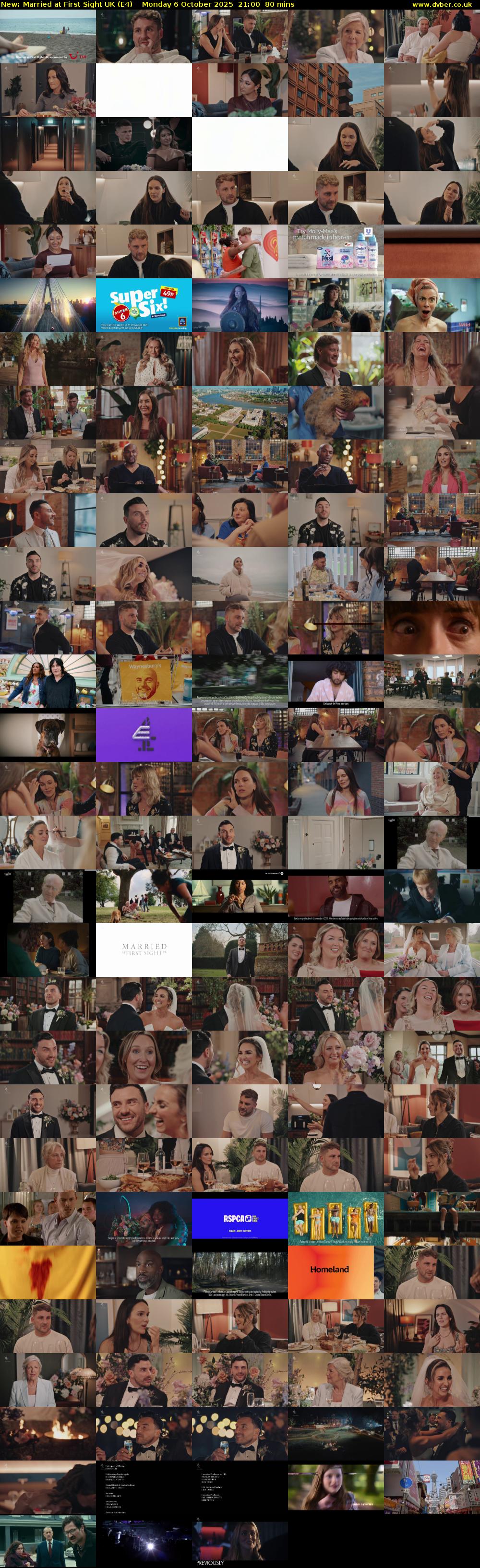 Married at First Sight UK (E4) Monday 6 October 2025 21:00 - 22:20