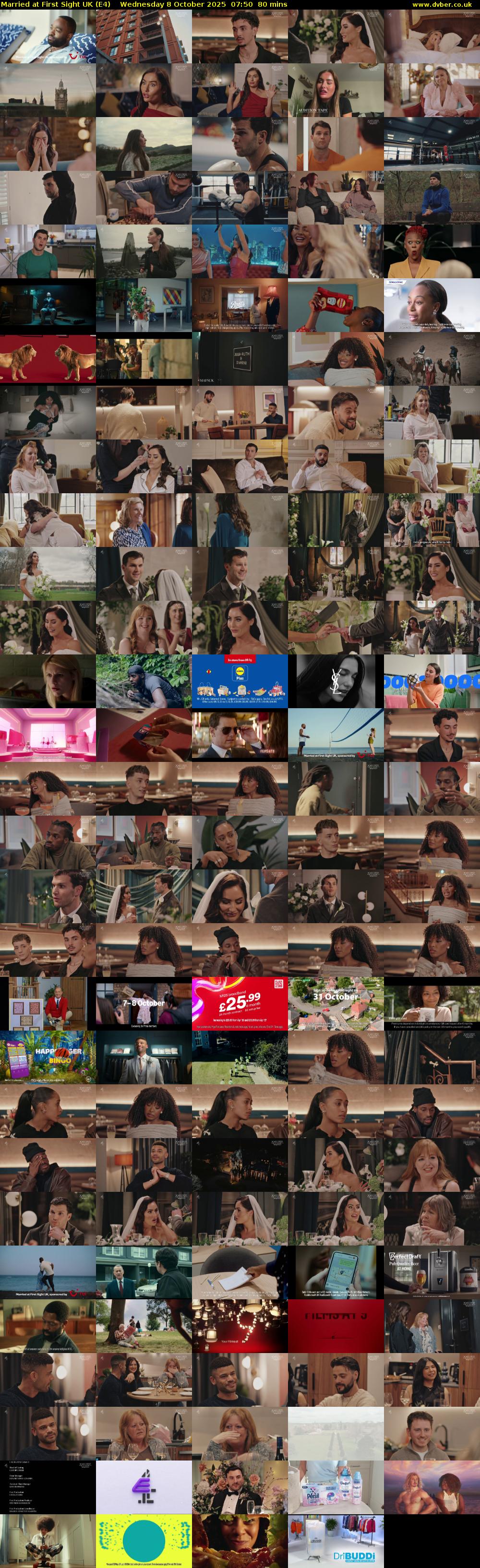 Married at First Sight UK (E4) Wednesday 8 October 2025 07:50 - 09:10