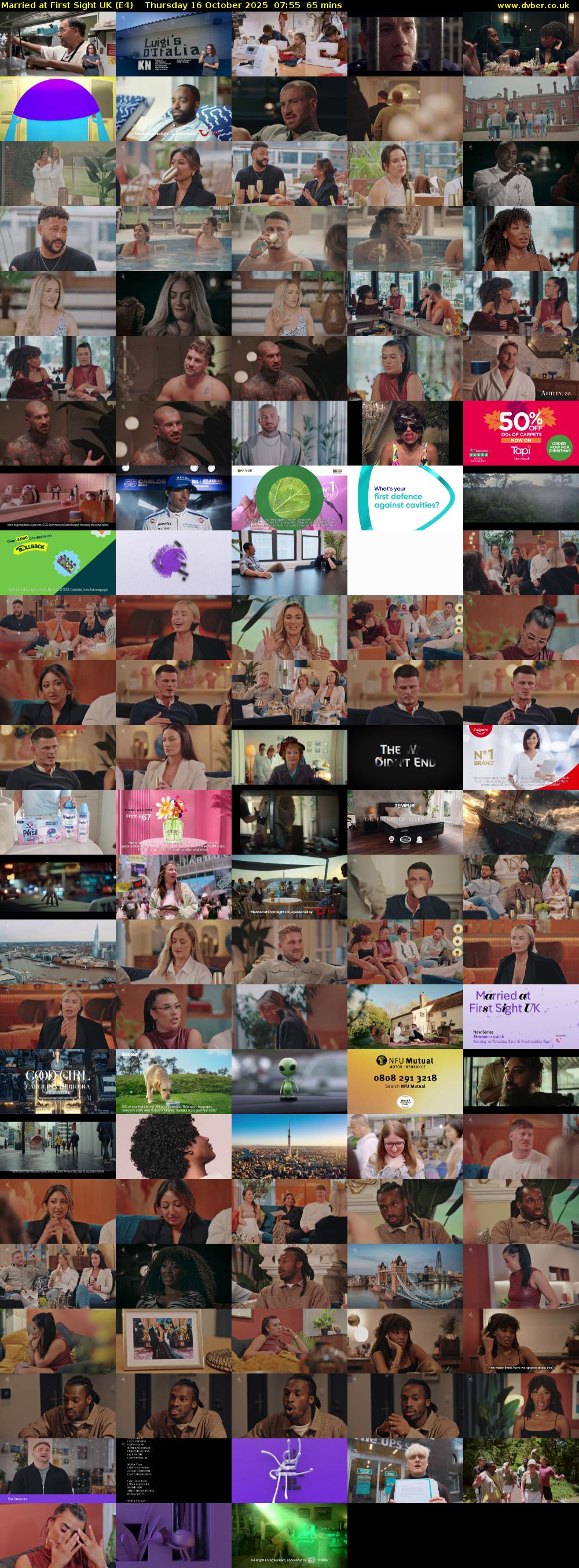 Married at First Sight UK (E4) Thursday 16 October 2025 07:55 - 09:00