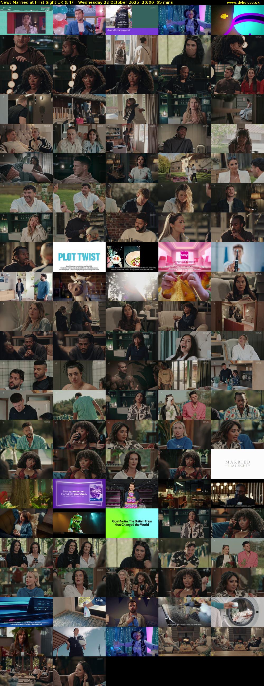 Married at First Sight UK (E4) Wednesday 22 October 2025 20:00 - 21:05