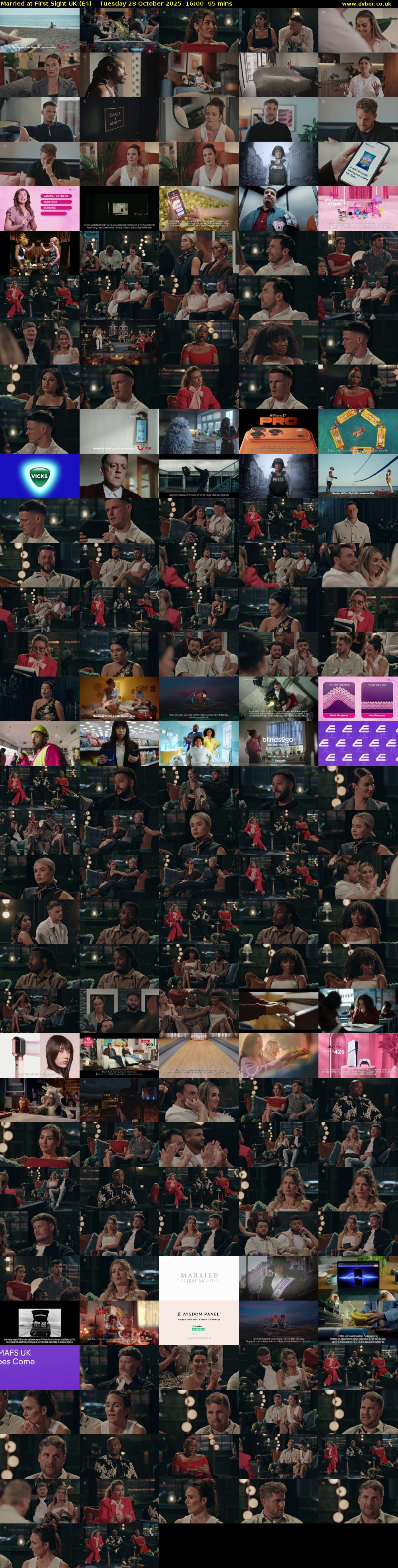 Married at First Sight UK (E4) Tuesday 28 October 2025 16:00 - 17:35