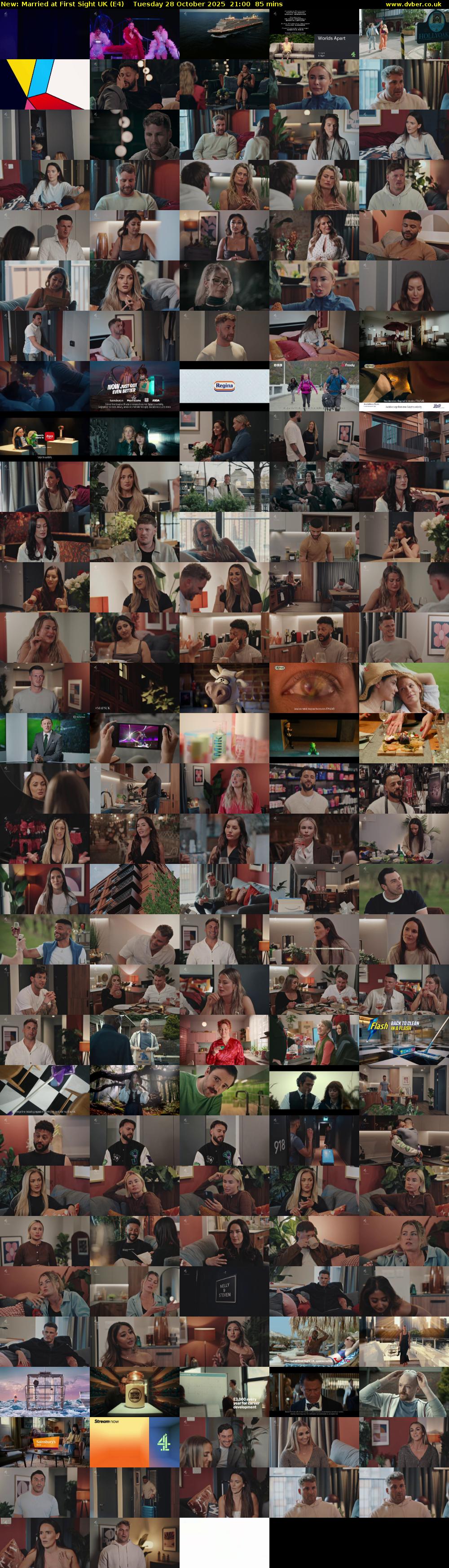 Married at First Sight UK (E4) Tuesday 28 October 2025 21:00 - 22:25