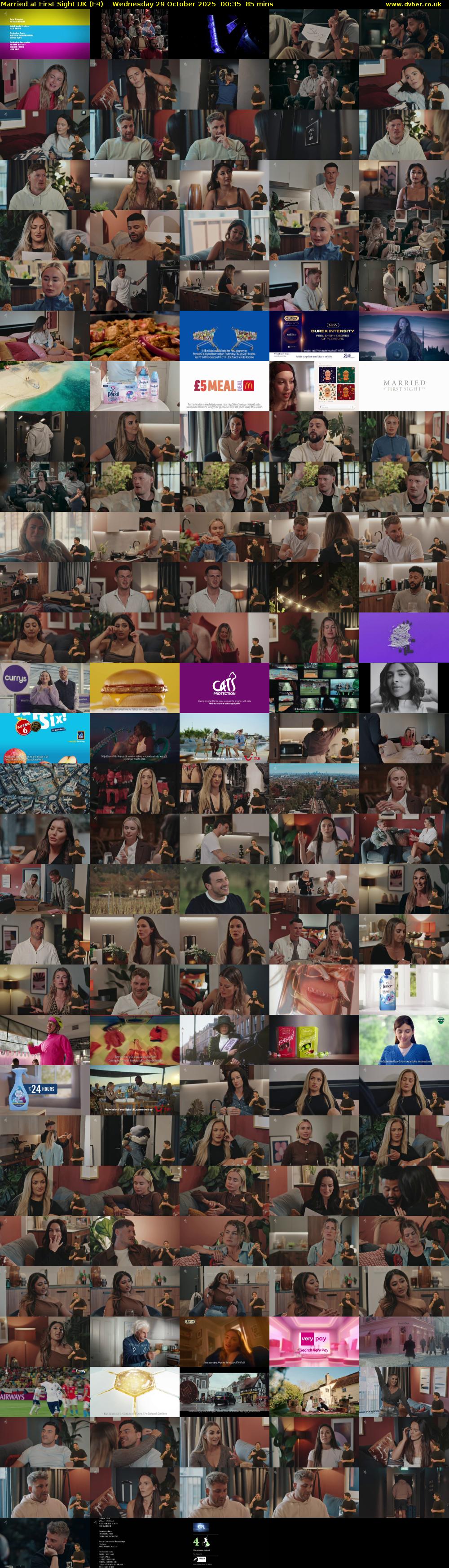 Married at First Sight UK (E4) Wednesday 29 October 2025 00:35 - 02:00