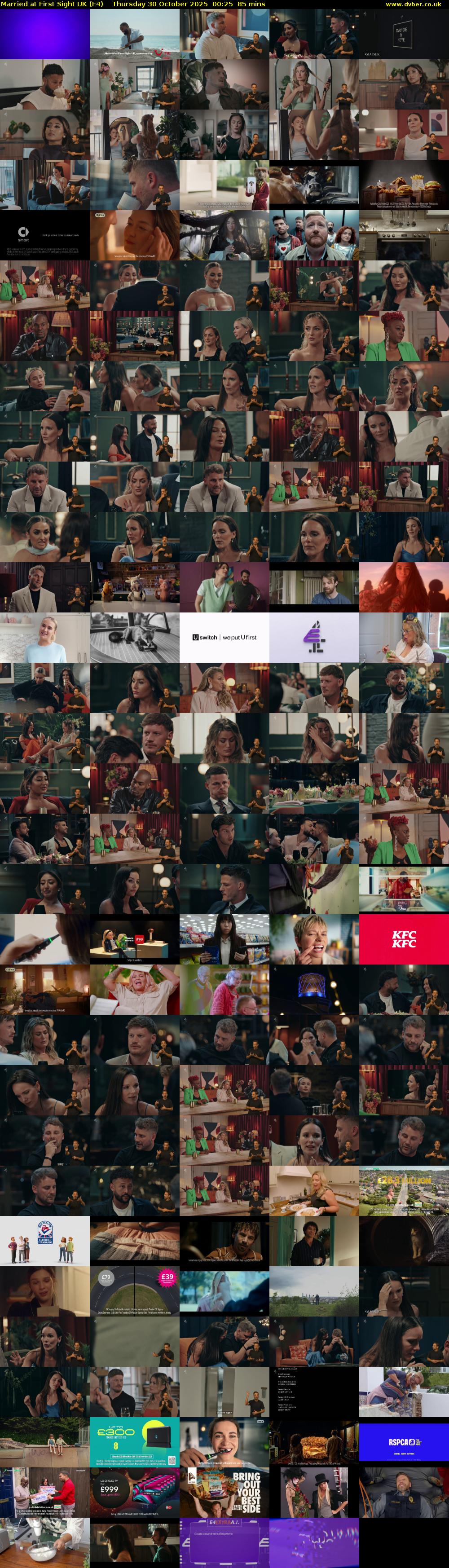 Married at First Sight UK (E4) Thursday 30 October 2025 00:25 - 01:50