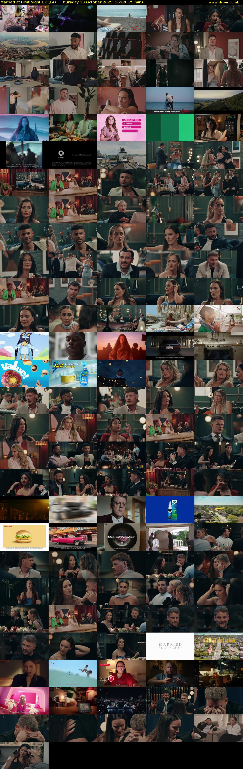 Married at First Sight UK (E4) Thursday 30 October 2025 16:00 - 17:15