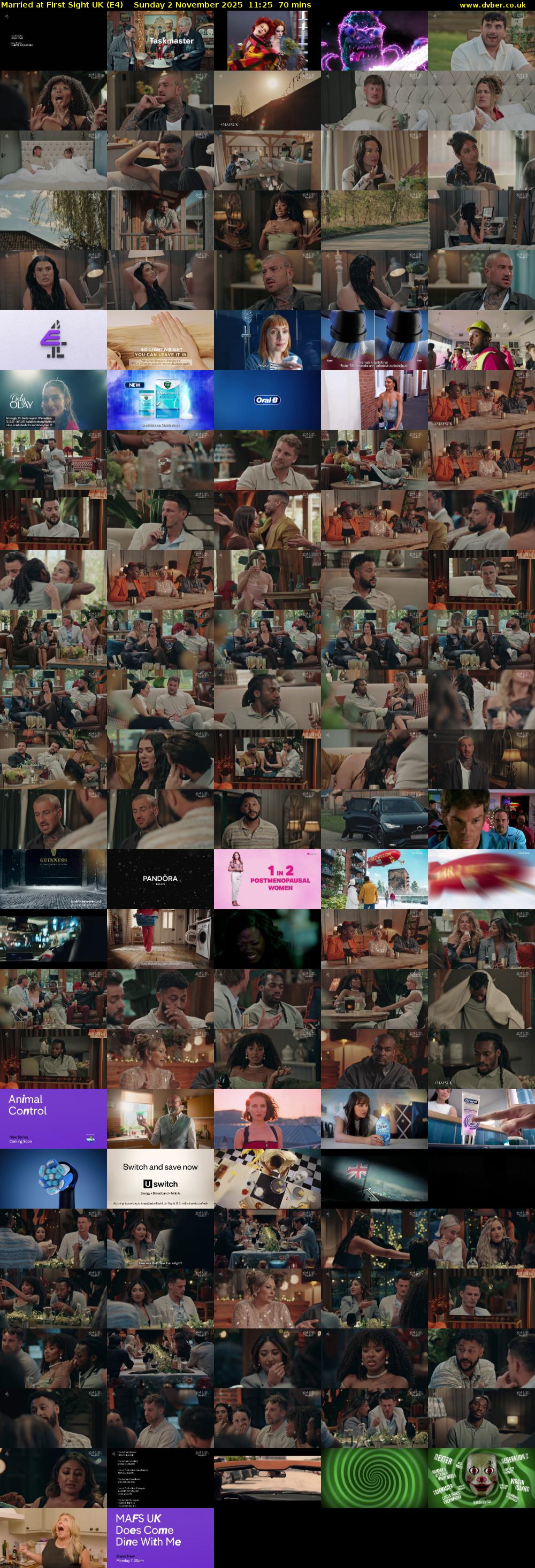 Married at First Sight UK (E4) Sunday 2 November 2025 11:25 - 12:35