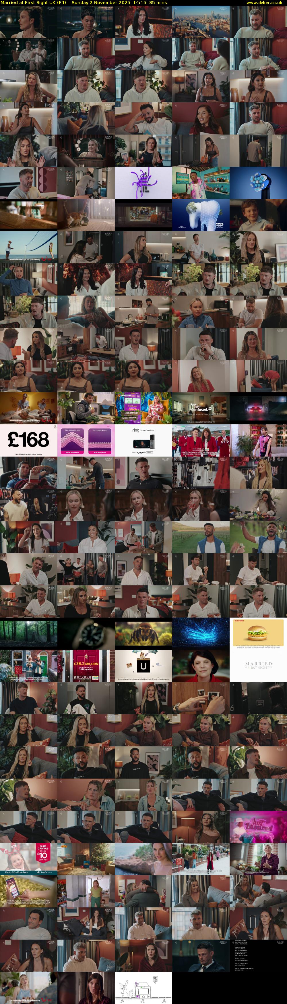 Married at First Sight UK (E4) Sunday 2 November 2025 14:15 - 15:40